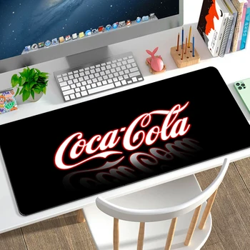 Hiirepadjad Cocas Cola Gaming Pc Tarvikud Mousepad Mängija Klaviatuuri Pad Mausepad Kummist Matt Deskmat Matid Kapp Mause Sülearvutid