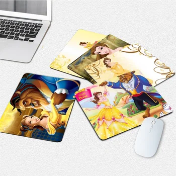 Disney Printsess Bella Mousepad 20x25cm Desktop Laua Mat Kawaii-Mängude Tarvikud Õpilased Writing Pad Deskpad Home Decor