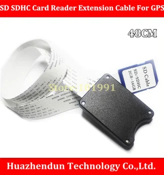 2tk-Kõrge Kvaliteediga DEBROGLIE Universaalne SD-SDHC-Card Reader Extension Cable Juhe GPS DVD LED Ekraan 48cm
