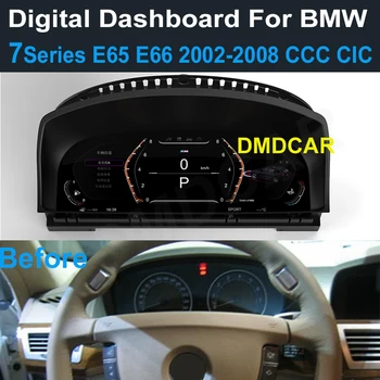 12.3 Tolline Armatuurlauda, LCD Paneel Vahend Auto Digitaalse Klastri Spidomeeter BMW 7 Seeria E65 E66 2002-2008 CCC