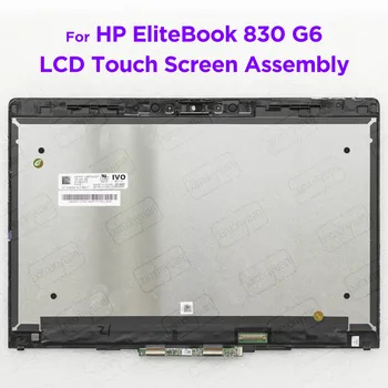 Algne 13.3 LCD Puutetundlik Digitizer Assamblee HP EliteBook x360 830 G6 Paneeli Asendamine M133NVFC FHD1920x1080