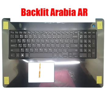 Taustavalgustusega Araabia AR Sülearvuti Palmrest DELL Jaoks Inspiron 5770 04DNW1 4DNW1 0HXT8V HXT8V 0FTJ7T FTJ7T Klaviatuur Must suurtähe
