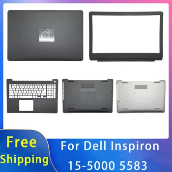 Uus Dell Inspiron 15-5000 5583 Replacemen Sülearvuti Tarvikud Lcd tagakaas Koos LOGO/Eesmise Puutetundlikku Must Hõbedase