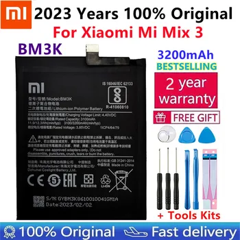 Xiao Mi Originaal Telefoni Aku BM3K 3200mAh Jaoks Xiaomi Mi Mix 3 Mix3 Kvaliteetne Asendamine Patareide Jae-Paketi Tasuta Tööriist