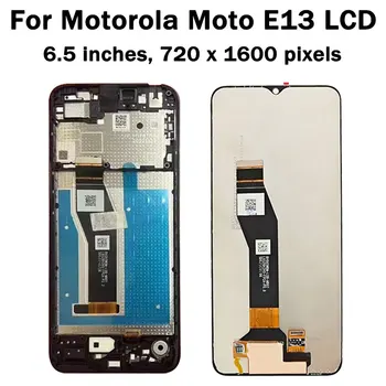 Originaal Motorola Moto G13 G23 G53 G73 LCD XT2335-2 Display puuteekraan Digitizer withFrame,Sest Moto E13 LCD Asendamine