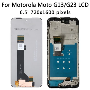 Originaal Motorola Moto G13 G23 G53 G73 LCD XT2335-2 Display puuteekraan Digitizer withFrame,Sest Moto E13 LCD Asendamine