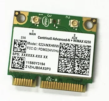 Uus Inteli Advanced-N WiMAX 6250 ANX 622ANXHMW Poole Mini PCI-E LENOVO Thinkpad FRU:60Y3194 60Y3195