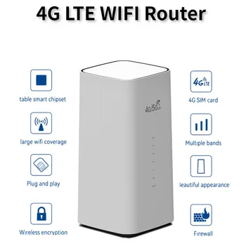 4G LTE WIFI Router 300Mbps 3LAN CPE CAT4 32 Wifi Kasutajad RJ45 LAN Sim-Kaardi Pesa MODEM Siseruumides Traadita Ruuter Kontor