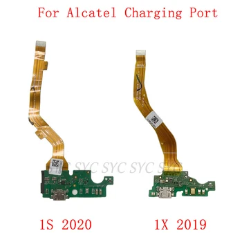 Laadimine USB Pordi Pistik Flex Kaabel Alcatel 1S 2020 5028 ALL 1X 2019 5008 laadimispistik Juhatuse Parandus Osad