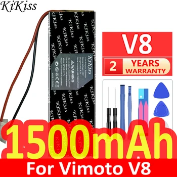 1500mAh KiKiss Võimas Aku V 8 Vimoto V8 Digitaalse Patareid