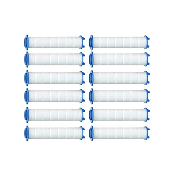 12TK Asendamine Dušš Filter Raske Vee - Suure võimsusega Dušš Vee Filter, et Eemaldada Kloori ja Fluori Kodu