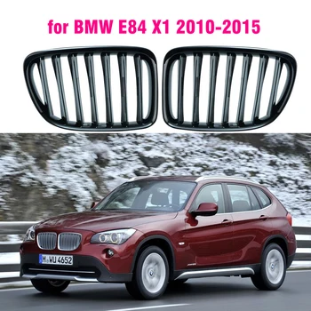 Ees Läikiv Must Neer Sport Võrede Kapuuts Grill BMW E84 X1 2010 2011 2012 2013 2014 2015 Car Styling