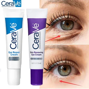 CeraVe Niacinamide Anti Wrinkle Eye Cream Anti Tume Ring Silma Kotid Tursed Tõste Pinguldav Rahustav Niisutav Kreem Ilu