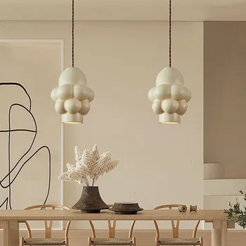 Põhjamaade Wabi Sabi Style LED-Lühter prantsuse Koor Stiilis Restoran Homestay Baar Magamistoaga Kodu Kaunistamiseks Valgustusseadmete