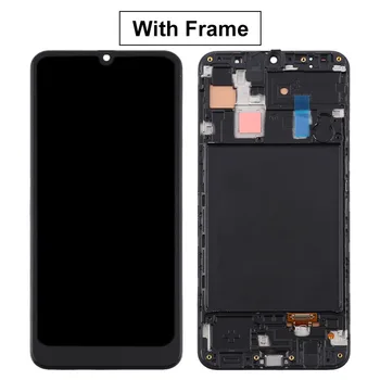 100% Testitud TFT LCD Ekraan Samsung Galaxy A30 Digitizer Täis paigaldus Raam (Must)