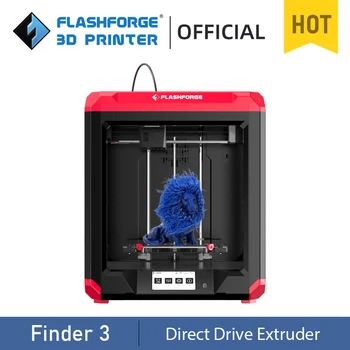 Flashforge FDM 3D Printer Finder 3 Klaasi 2 Platvormid Otsene Ekstruuderis Toetada TPÜ 3d WIFI Trükkimine Raske Otsik 260℃