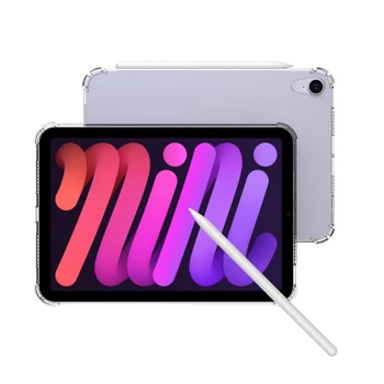 Läbipaistev Silikoonist Case for iPad Mini 6 Katta Põrutuskindel Ultra Õhuke Selge puhul Apple 2021 Mini 6 8.3 Funda Juhul