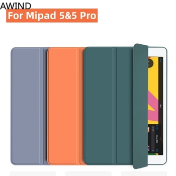 Eest Xiaomi MiPad 5 Puhul Auto Ärkama / Magada Silikoon Kate Funda Jaoks Xiaomi mi-padi 5 pro Juhul Toetada Magnet Laadimine