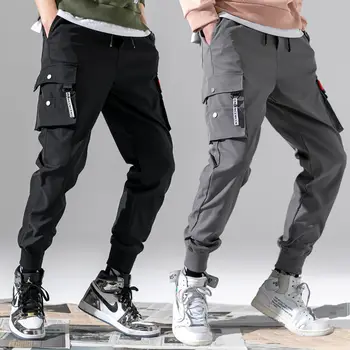 Puuvill Meeste Lasti Joggers Techwear Sweatpants Streetwear Püksid Meestele Sörkimine Mõõdus Spordi Püksid Riided Õhuke Kevad