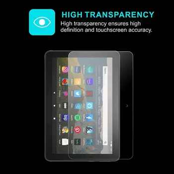 Amazon Fire HD 8 10. Gen 2020 - Tablett Karastatud Klaasist Ekraan Kaitsja Kate Plahvatus-Tõend Tahvelarvuti Ekraani Kile