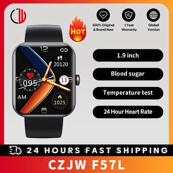 JWMOVE Smart watch Android, IOS Nutikas Vaadata Mehed Veresuhkru 1.91 Tolline Bluetooth Kõne Smartwatch kehatemperatuur Südame Löögisagedus
