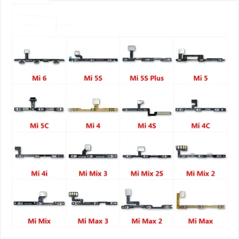 Power Off Nupp Helitugevuse Lüliti Klahv Flex Kaabel XiaoMi Mi 6 5 5C 5S + 4 4C 4i 4S Mix 2S Max 3 2 Parandus Osad