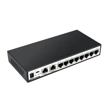 10-port 10/100/1000Mbps Gigabit Ethernet Switch with VLAN Isolatsiooni Võrgustik Splitter Adaptiivne RJ45 Port Smart TV PC Arvuti