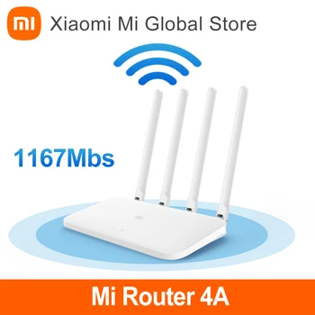 Xiaomi Mi Ruuteri 4A 64MB Dual Sagedus 2,4 GHz, 5 ghz 4 Antennid 300Mbps Wireless Mihome APP Kontrolli Ühiselamu Asukoht