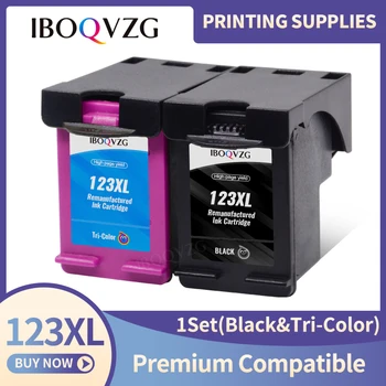 IBOQVZG ühildub hp 123 XL Asendamine ink Cartridge jaoks hp123 123XL jaoks Deskjet 1110 2130 2132 2133 2134 3630 3632 3637