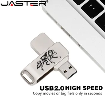 Äri USB Flash Drive 128GB Pöörlev Metallist Veekindel Pen Drive Key 64GB Mini Pendrive Mini Flash Drive Memory Stick 16GB