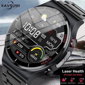 2023 Uus EKG+PPG Smart Watch Mehed Sangao Laser Tervise Südame Löögisagedus, vererõhk Fitness Sport Kellad IP68 Veekindel Smartwatch