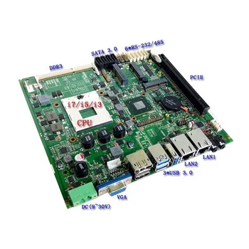 ITX Tööstus QM77 Emaplaat Arvuti Emaplaadi 170*170 MM 1000M LAN kõik-ühes pc